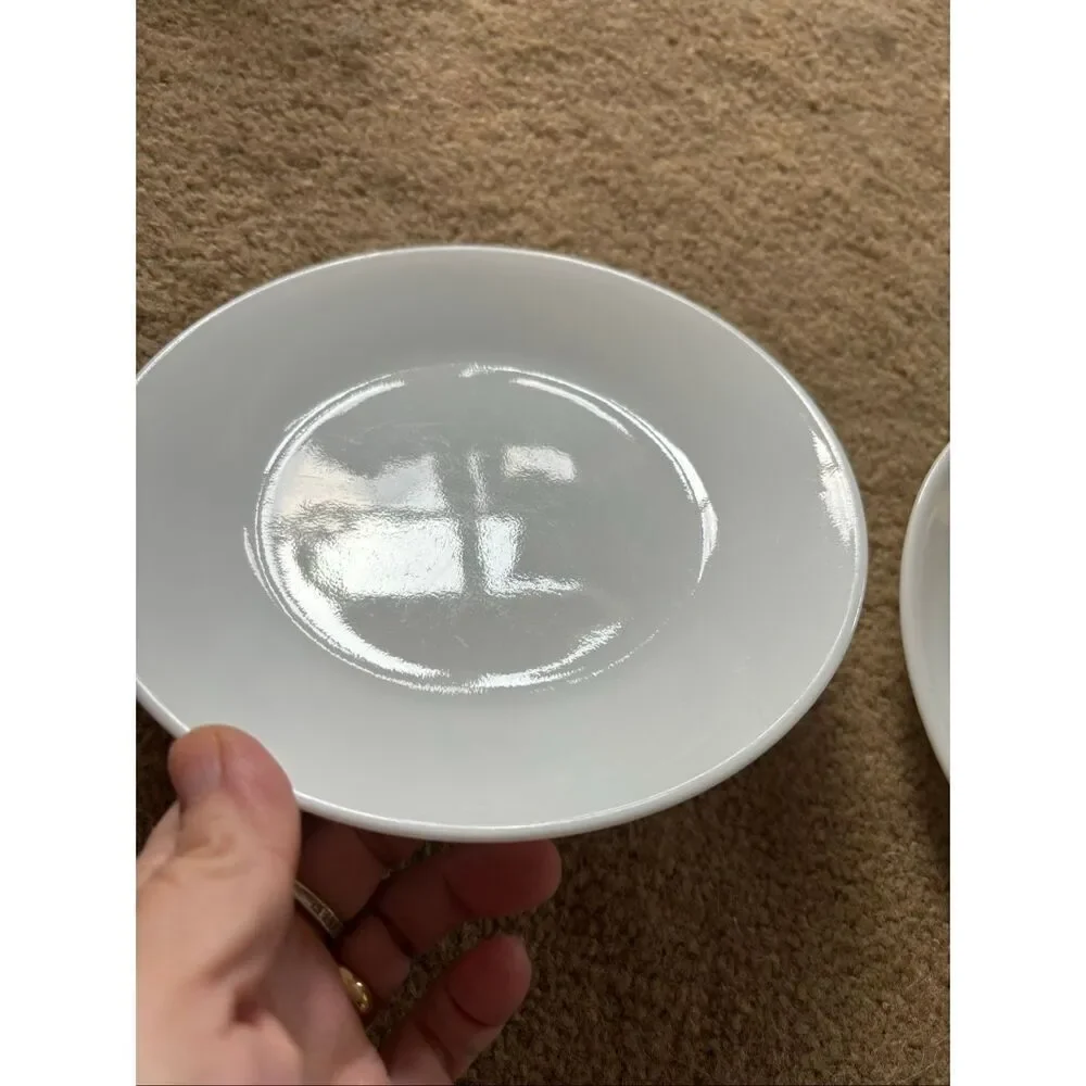 Corelle White 6 3/4” Bread & Butter Plates Set Of 2